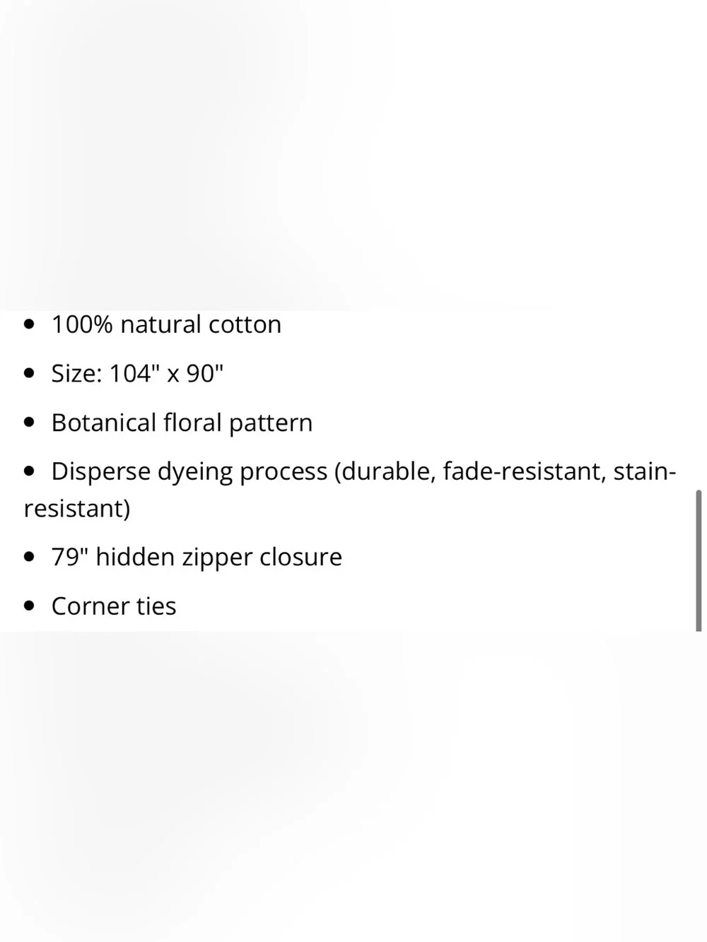 Qaite includes duvet